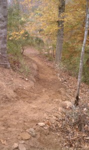 Foothill Crossing Trail..it's wider now.